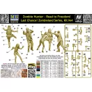 Master Box Zombie Hunter - Road to Freedom! Last Chance! Zombieland Series, Kit No. 4 figura készlet