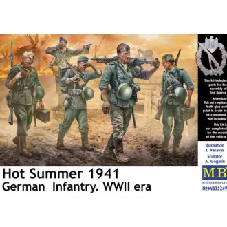   Masterbox Hot Summer 1941 - German Infantry (5 Figures) figura