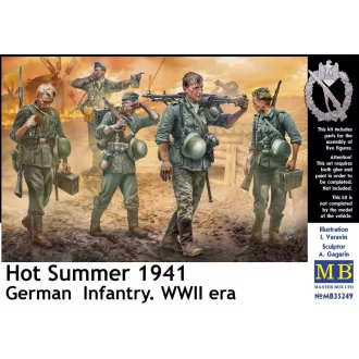   Master Box Hot Summer 1941. German Infantry, WWII era figura készlet