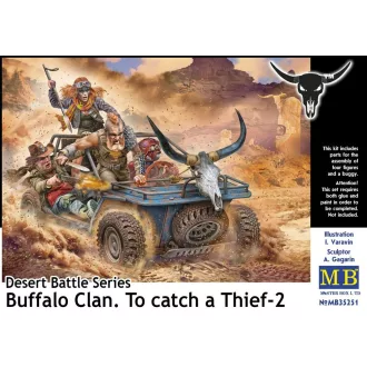   Master Box Desert Battle Series. Buffalo Clan. To catch a Thief-2 figura készlet