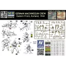 Master Box German Machinegun Crew Eastern Front Kurland 1944 figura készlet