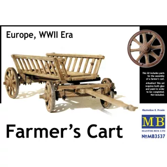 Master Box Farmers Cart Europe WWII dioráma kiegészítő