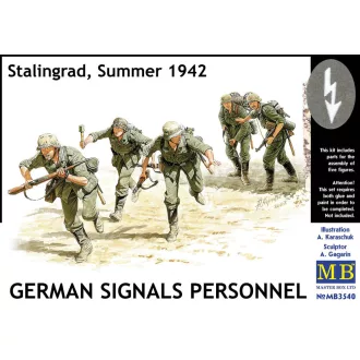   Master Box German Signals Personnel Stalingrad Summer 1942 figura készlet