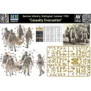 Master Box German Infantry Stalingrad Summer 1942 Casualty Evacuation figura készlet