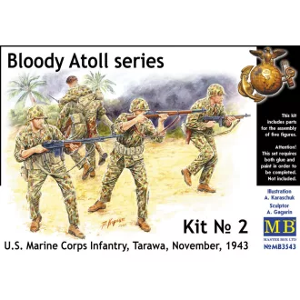   Master Box 'Bloody Atol' U.S. Marine Corps Infantry figura készlet