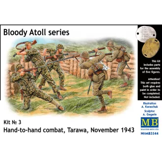   Master Box 'Bloody Atol' Hand-to-hand fight, Tarawa figura készlet