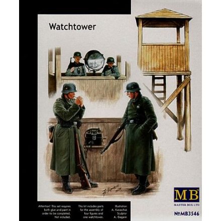Masterbox German WWII Watchtower & figures