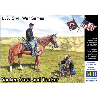   Master Box Yankee Scout and Tracker, U.S. Civil War figura készlet