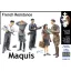 Master Box Maquis, French Resistance figura készlet