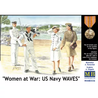 Master Box Woman at war: US Navy WAVES figura készlet