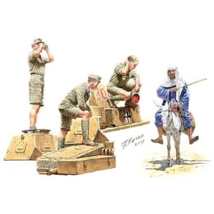Masterbox Tank crew Afrika Korps