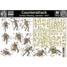 Master Box Counterattack, Soviet infantry, 1941 figura készlet