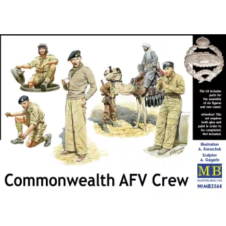 Master Box Commonwealth AFV Crew figura készlet