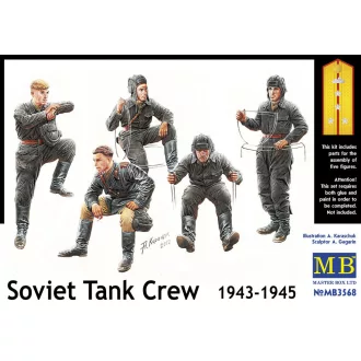 Master Box Soviet tank crew, 1943-1945 figura készlet
