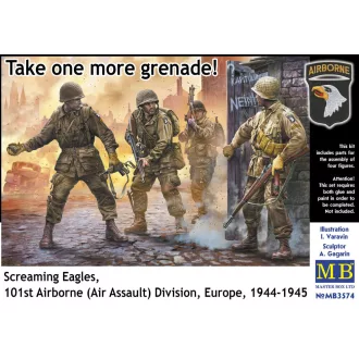   Master Box US Paratroopers, Europe, 1944-1945 figura készlet