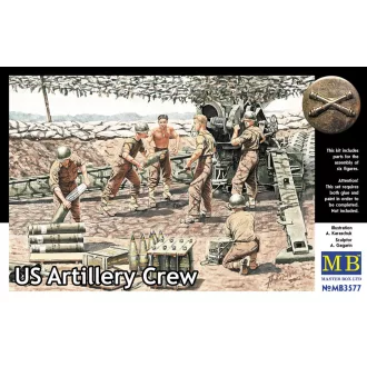Master Box U.S. artillery crew figura készlet