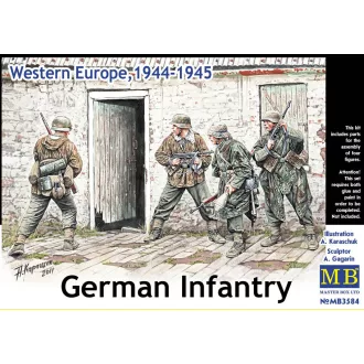   Master Box German Infantry, Western Europe, 1944-45 figura készlet