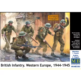   Master Box British Infantry. Western Europe. 1944-1945 figura készlet