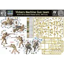 Master Box Vickers machine-gun crew, Desert battle figura készlet