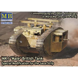   Master Box MK I Male British tank,Special modificat harcjármű makett