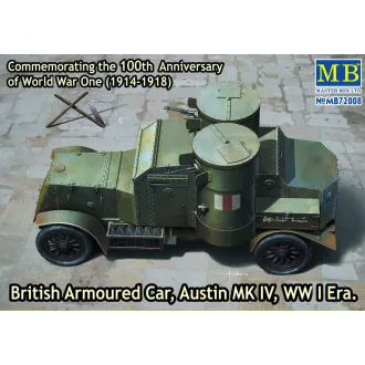   Master Box Austin Mk.IV British armored car,1914-18 harcjármű makett