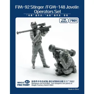   Magic Factory - Stinger/Javelin Operators Set (Resin) figura készlet