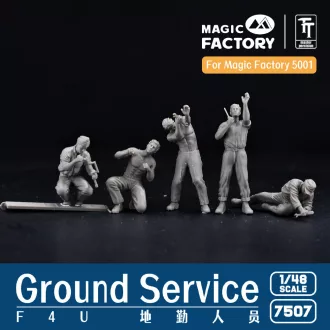 Magic Factory - Ground Service Crew Set figura készlet