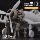 Magic Factory - Ground Service Crew Set figura készlet