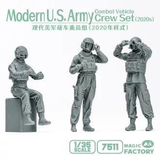  Magic Factory - Modern U.S. Army Combat Vehicle Crew Set (2020s) figura készlet