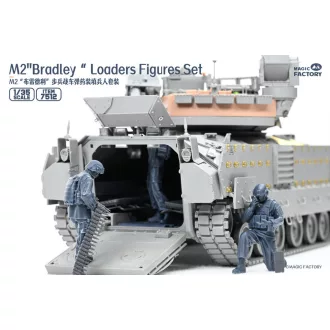   Magic Factory - M2 Bradley Loaders Figures Set (incl. 3 figures, 1 set radio and part of interiors) figura készlet