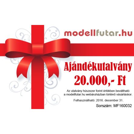Ajándékutalvány 20.000 Ft
