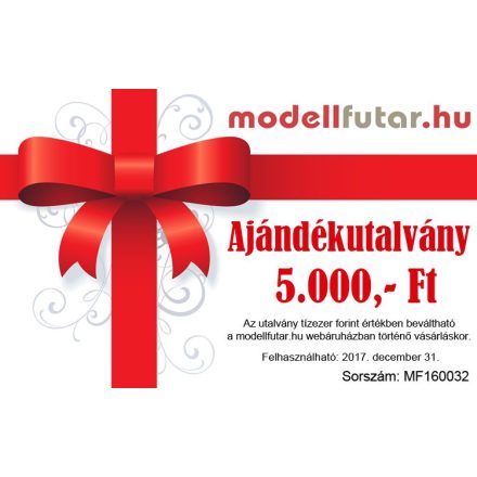 Ajándékutalvány 5.000 Ft