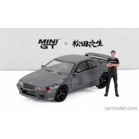   Mini GT NISSAN SKYLINE GT-R (R32) NISMO RHD 1992 WITH TSUGIO MATSUDA FIGURES