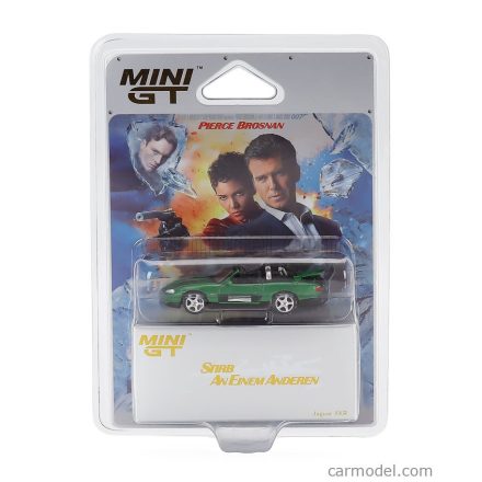 Mini GT JAGUAR XKR SPIDER OPEN 2002 JAMES BOND 007 DIE ANOTHER DAY - GERMAN BLISTER PACKAGING