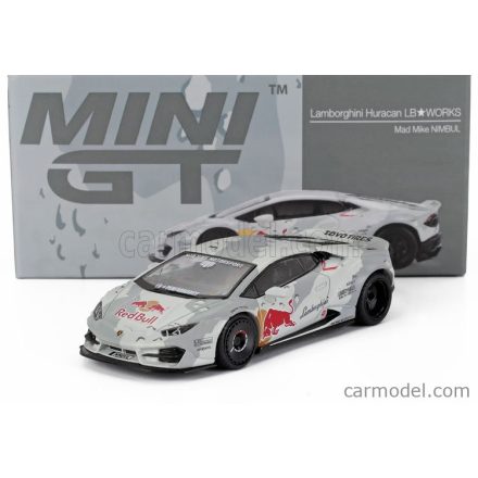 Mini GT LAMBORGHINI HURACAN RED BULL LIVERY RHD 2024