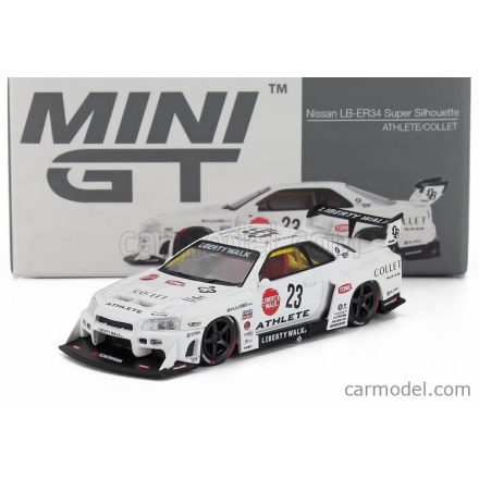 Mini GT NISSAN SKYLINE GT-R (R34) SUPER SILHOUETTE N 23 RACING ATHLETE COLLET RHD 2024