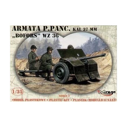 Mirage 37mm Bofors Anti-tank Gun makett