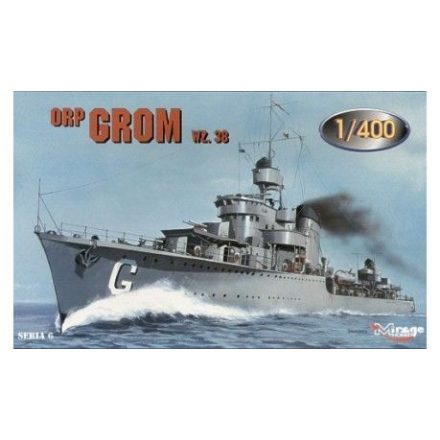Mirage Destroyer ORP Grom 1938 makett