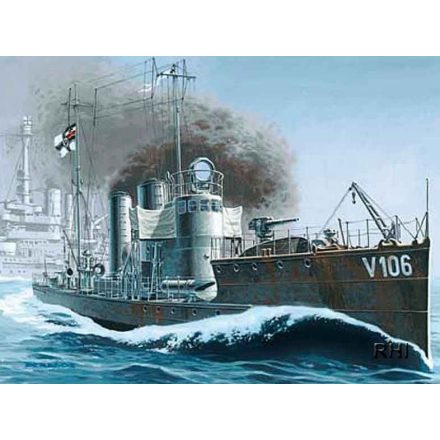 Mirage German Torpedo Boat V 106 makett