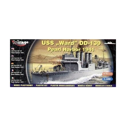Mirage USS Ward DD-139 'Pearl Harbor 1941' makett