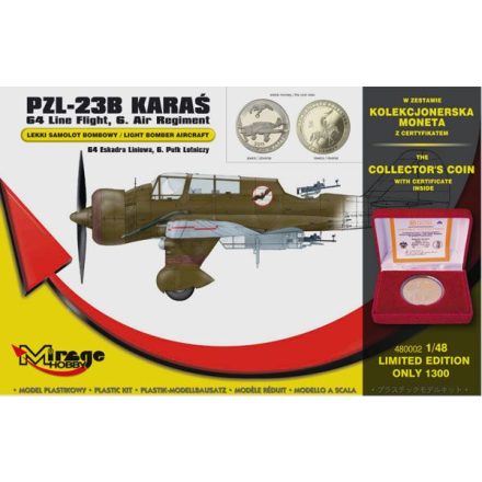 Mirage PZL-23B Karas Light Bomber 64th Line makett