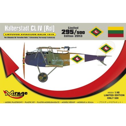 Mirage Halberstadt CL.IV(Rol) LIETUVOS 1919 makett