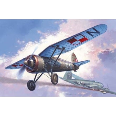 Mirage PZL P.11C Polish Air Force with etched parts makett