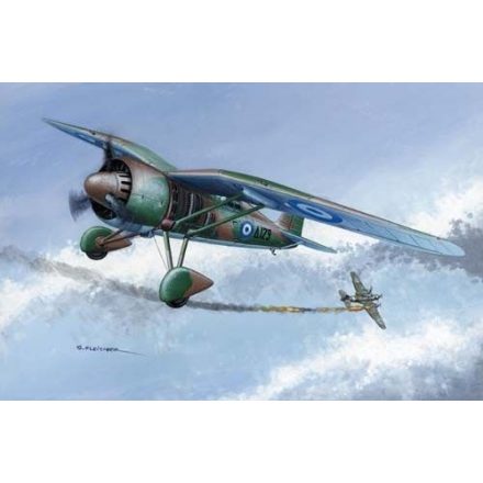 Mirage PZL P.24F Greek Fighter with 20mm Oerlikon makett