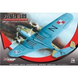 Mirage PZL P37B Los Bomber makett