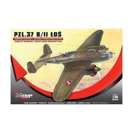 Mirage PZL.37 B/II LOS Bomber Aircraft makett