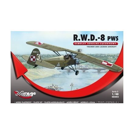 Mirage R.W.D.-8 (PWS) Trainer and Liaison Airc. makett