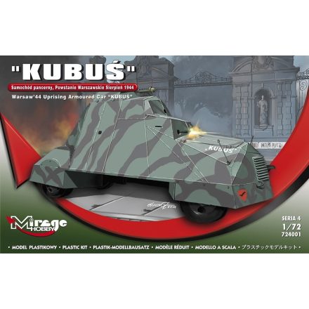 Mirage KUBUS (Warsaw'44 Uprising Armoured Car) makett