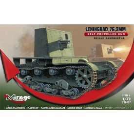 Mirage Leningrad 76.2mm Self-propelled Gun makett