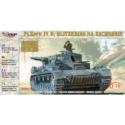 Mirage Pz.Kpfw. IVD "BLITZKRIEG in the WEST" makett